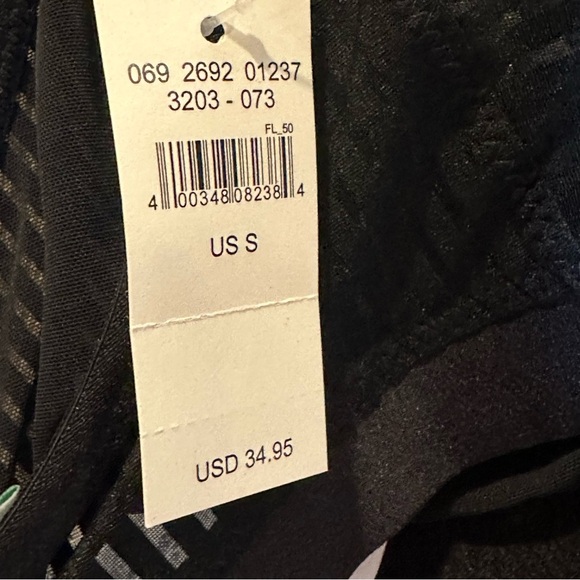 (Sold) Aerie Black Sheer Ribbed Bralette Adjustable Straps Women’s Size Small - Picture 9 of 10